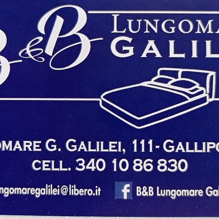 B&B Lungomare Galilei Gallipoli Esterno foto